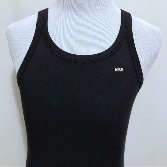Diesel NWT Black Underwear Tank Top for Men M - Picture 2 of 9